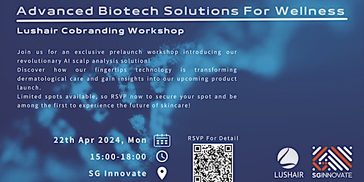 Hauptbild für Biotech Solution in Wellness - Lushair Cobranding Workshop