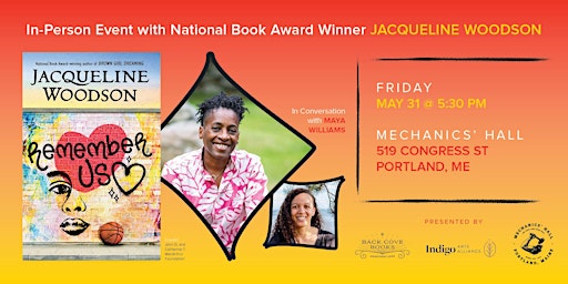Remember Us: In-person Event with Jacqueline Woodson primary image