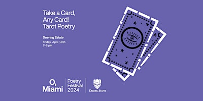 Imagem principal do evento Take a Card, Any Card! Tarot Poetry