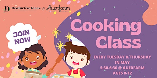 Image principale de Kid's Cooking Classes at Auerfarm