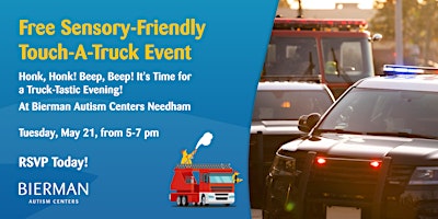 Primaire afbeelding van Sensory Friendly Touch-A-Truck  at Bierman Autism Centers!