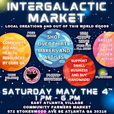 Intergalactic Market: Local Creations and Out of This World Goods!