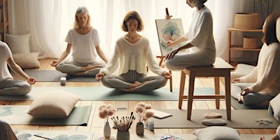 Imagem principal do evento Relax and Unwind: Art Therapy and Restorative Yoga