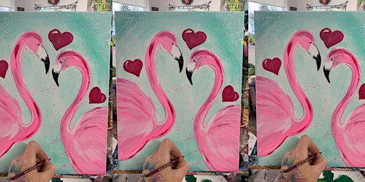 Image principale de 2 for 1! Flamingo: Glen Burnie, Bonefish with Artist Katie Detrich!