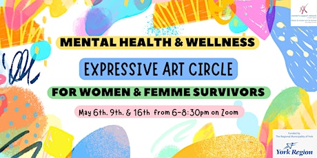 Imagen principal de Mental Health & Wellness Expressive Art Circle For Women & Femme Survivors