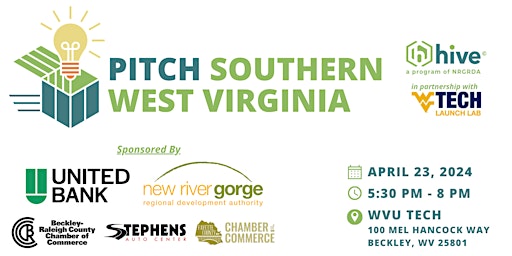 Imagem principal do evento Pitch Southern WV Business Idea Competition