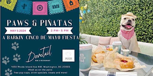 Imagen principal de Paws & Pinatas: Cino de Mayo Yappy Hour