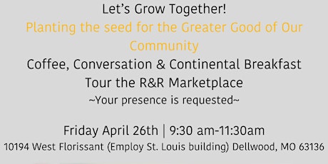 R&R: Planting the seed for the Greater Good of Our Community