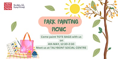 Imagem principal do evento Park Painting Picnic ¦ Picnic Paentio yn y Parc