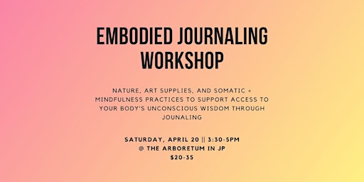 Embodied Journaling Workshop primary image