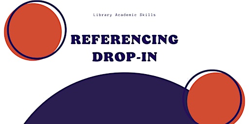 Imagem principal do evento Referencing Drop-in