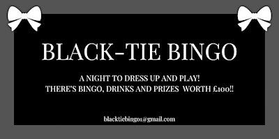 Imagem principal do evento Black-Tie Bingo