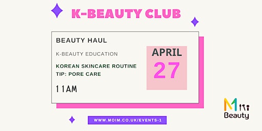 Imagem principal do evento K-Beauty | Introducing the Korean Typical Skincare Routine
