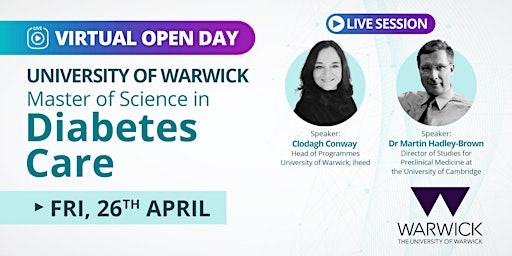 University of Warwick MSc in Diabetes Care primary image