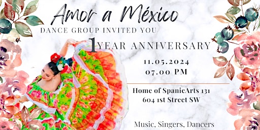 Primaire afbeelding van Anniversary Amor a Mexico Dance Group