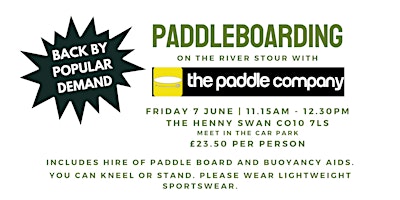 Imagem principal do evento Paddleboarding