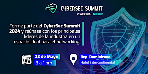 Imagem principal do evento CyberSec Summit República Dominicana