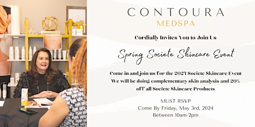 Hauptbild für Contoura Medspa 2024 Spring Societe Skincare Event