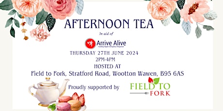 Afternoon Tea at Field to Fork