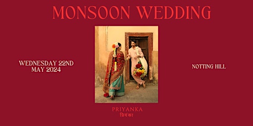 Primaire afbeelding van Monsoon Wedding - A Popup by Priyanka