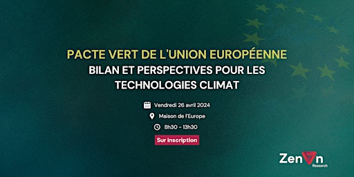 Imagem principal do evento Green Deal et ClimaTech