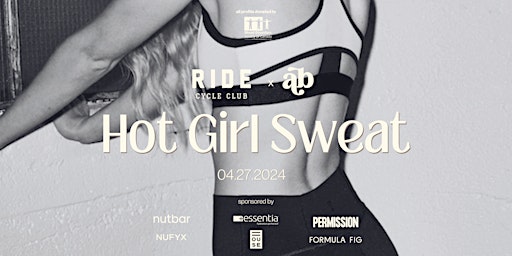 Imagem principal do evento Hot Girl Sweat x Ride Cycle Club