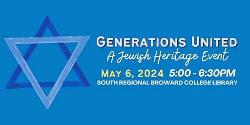 Generations United: A Jewish Heritage Event primary image