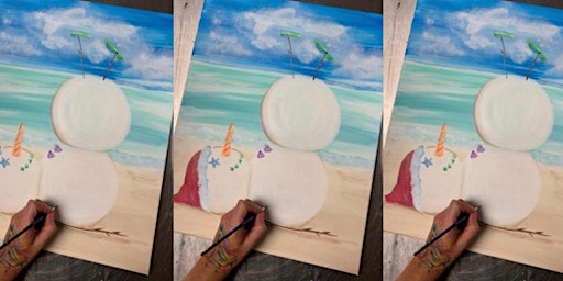 Beach Snowman: Glen Burnie, Bonefish with Artist Katie Detrich!  primärbild