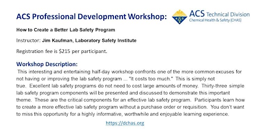 Hauptbild für How to  Create a Better Lab Safety Program