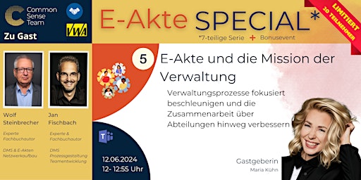 Imagen principal de E-Akte Spezial Teil 5/7: Die E-Akte und die Mission der Verwaltung