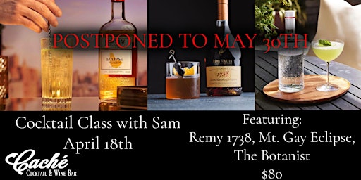 Cocktail Class With Sam - Remy 1738, The Botanist, Mt. Gay primary image