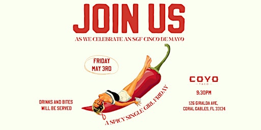 Imagem principal de SGF: Spicy Cinco De Mayo Event