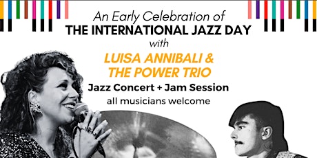 JAZZ CONCERT + JAM SESSION with Luisa Annibali & The Power Trio