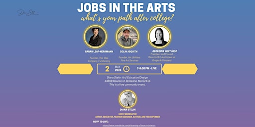 Imagem principal do evento Jobs in the Arts - What's your path after college?