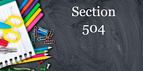 Section 504 and Students with Disabilities