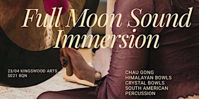 Full Moon Sound Bath Immersion primary image