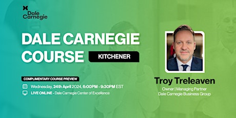 Dale Carnegie Course®: Live Online Preview (Kitchener/Waterloo)