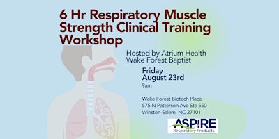 Image principale de 6 Hour Respiratory Muscle Strength Clinical Training Workshop  (NC)