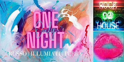 Imagem principal do evento One Night Only - Russo | Illuminati | Perry