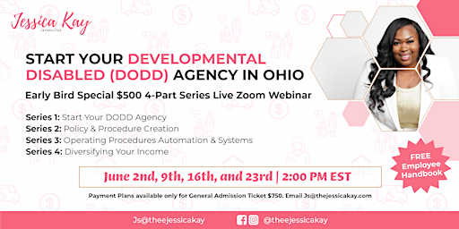 Start Your Developmental Disabled (DODD) Agency in Ohio primary image