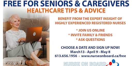 Free for Seniors and Caregivers: Healthcare Tips & Advice primary image