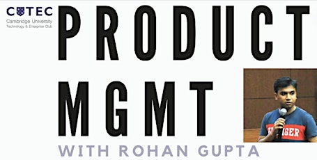 Product Management with Rohan Gupta primary image