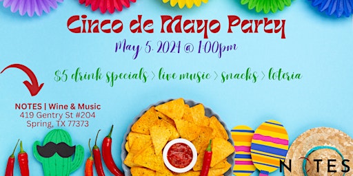 Image principale de Cinco de Mayo Party at NOTES