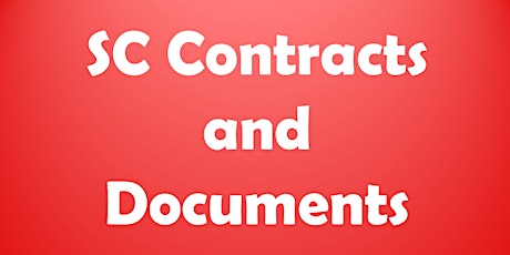 SC Contracts and Docs Webinar (4 CE ELECT) Sat. Jun 1 2024 (9-1) SANDER