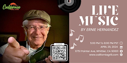 Live Music Featuring "Ernie Hernandez" primary image