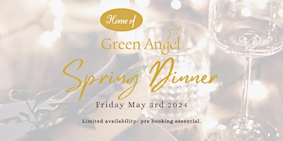 Spring Dinner at The Home Of Green Angel primary image