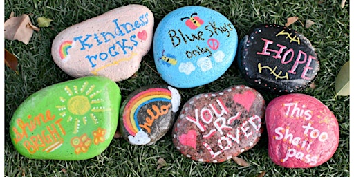 Imagem principal do evento Community Service: Weekend Take & Make DIY To-Go: Kindness Rocks!