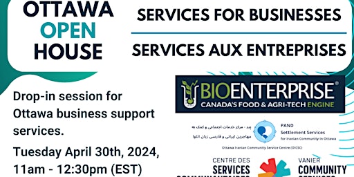 Primaire afbeelding van Ottawa Open House - Services for Businesses
