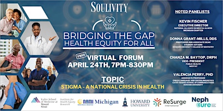 Stigma – A National Crisis in Health - A Health Equity Forum
