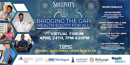 Hauptbild für Stigma – A National Crisis in Health - A Health Equity Forum